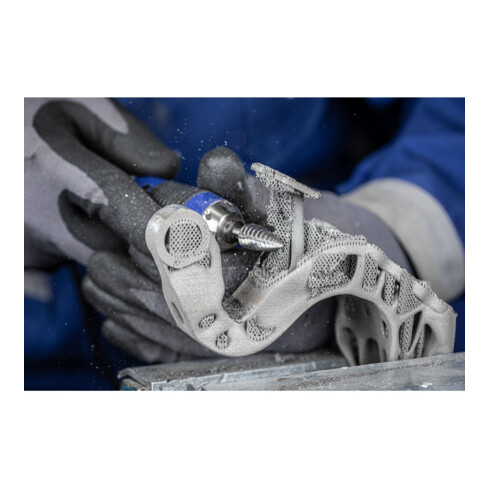 PFERD TOOLS Hartmetall Hochleistungsfrässtift Rundbogen RBF Ø 12x25 mm Schaft-Ø 6 mm TITANIUM für Titan