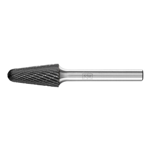 PFERD TOOLS Hartmetall Hochleistungsfrässtift Rundkegel KEL Ø 12x25 mm Schaft-Ø 6 mm Z3P HICOAT universal