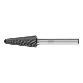 PFERD TOOLS Hartmetall Hochleistungsfrässtift Rundkegel KEL Ø 12x30mm Schaft-Ø 6 mm Z3P HICOAT universal