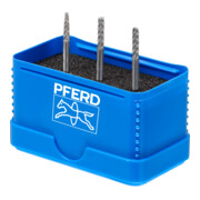 PFERD TOOLS Hartmetall Hochleistungsfrässtift Set 1403 ALLROUND 3-tlg. Ø 3mm Schaft-Ø 3mm universal grob (1403)