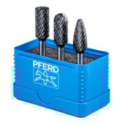 PFERD TOOLS Hartmetall Hochleistungsfrässtift Set 1414 ALLROUND HC-FEP 3-tlg. Schaft-Ø 6 mm universal grob