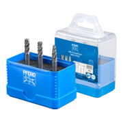 PFERD TOOLS Hartmetall Hochleistungsfrässtift Set 1806 STEEL 3-tlg. Ø 6mm Schaft-Ø 6 mm für Stahl