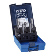 PFERD TOOLS Hartmetall Hochleistungsfrässtift Set 1912 INOX 5-tlg. Ø 12mm Schaft-Ø 6mm für Edelstahl