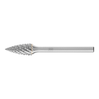 PFERD TOOLS Hartmetall Hochleistungsfrässtift Spitzbogen SPG Ø 06x13 mm Schaft-Ø 3 mm TITANIUM für Titan