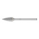 PFERD TOOLS Hartmetall Hochleistungsfrässtift Spitzbogen SPG Ø 06x13 mm Schaft-Ø 3 mm TITANIUM für Titan