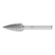 PFERD TOOLS Hartmetall Hochleistungsfrässtift Spitzbogen SPG Ø 06x18 mm Schaft-Ø 6 mm TITANIUM für Titan