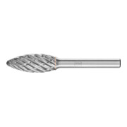 PFERD TOOLS Hartmetall Hochleistungsfrässtift STEEL Flamme B Ø 12x30mm Schaft-Ø 6 mm für Stahl