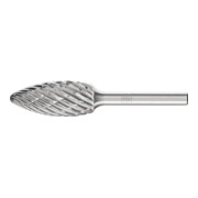 PFERD TOOLS Hartmetall Hochleistungsfrässtift STEEL Flamme B Ø 16x35 mm Schaft-Ø 6 mm für Stahl