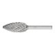 PFERD TOOLS Hartmetall Hochleistungsfrässtift STEEL Flamme B Ø 16x35 mm Schaft-Ø 6 mm für Stahl