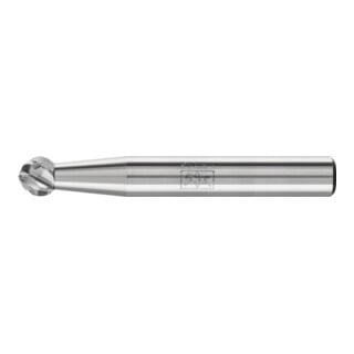 PFERD TOOLS Hartmetall Hochleistungsfrässtift STEEL Kugel KUD Ø 06x05 mm Schaft-Ø 6 mm für Stahl