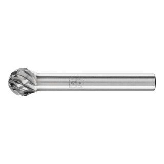 PFERD TOOLS Hartmetall Hochleistungsfrässtift STEEL Kugel KUD Ø 10x09 mm Schaft-Ø 6 mm für Stahl