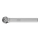 PFERD TOOLS Hartmetall Hochleistungsfrässtift STEEL Kugel KUD Ø 10x09 mm Schaft-Ø 6 mm für Stahl-1