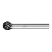 PFERD TOOLS Hartmetall Hochleistungsfrässtift STEEL Kugel KUD Ø 10x09 mm Schaft-Ø 6 mm HICOAT für Stahl