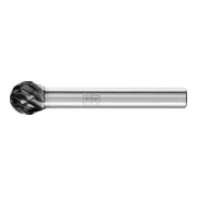 PFERD TOOLS Hartmetall Hochleistungsfrässtift STEEL Kugel KUD Ø 10x09 mm Schaft-Ø 6 mm HICOAT für Stahl