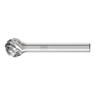 PFERD TOOLS Hartmetall Hochleistungsfrässtift STEEL Kugel KUD Ø 12x10mm Schaft-Ø 6 mm für Stahl