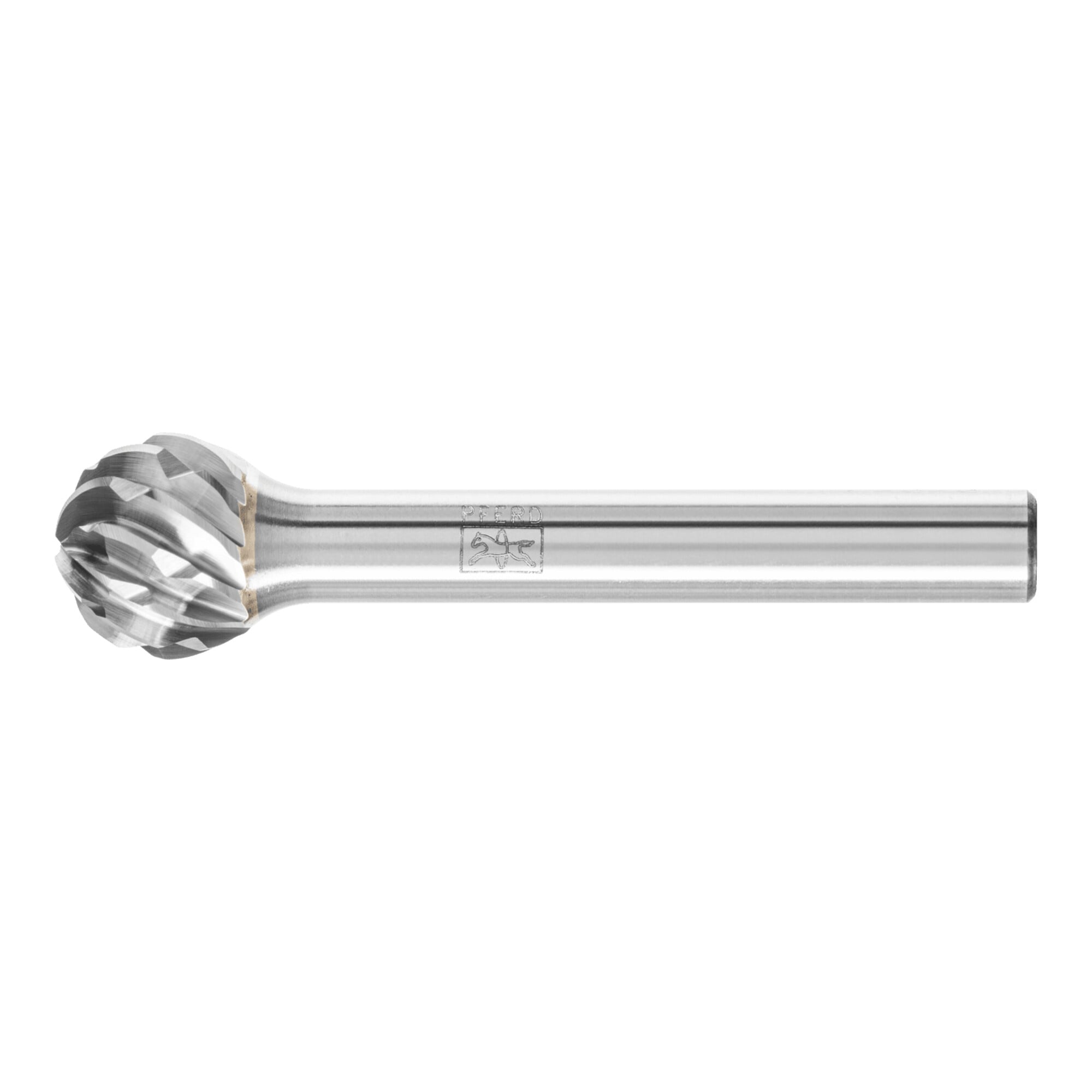 PFERD TOOLS Hartmetall Hochleistungsfrässtift STEEL Kugel KUD Ø 12x10mm Schaft-Ø 6 mm für Stahl
