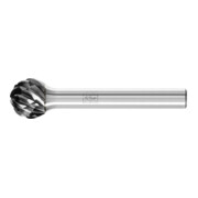PFERD TOOLS Hartmetall Hochleistungsfrässtift STEEL Kugel KUD Ø 12x10mm Schaft-Ø 6 mm HICOAT für Stahl