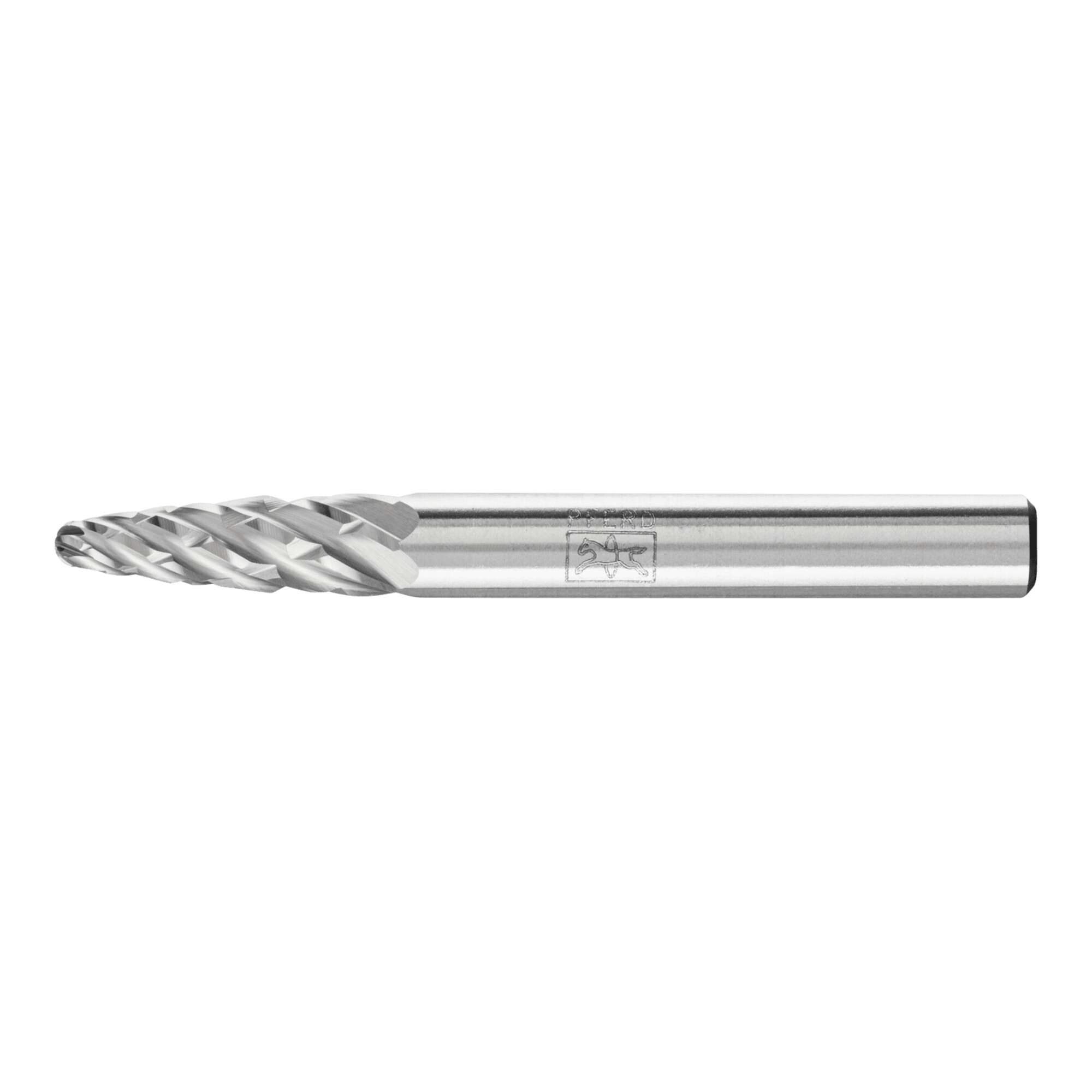 PFERD TOOLS Hartmetall Hochleistungsfrässtift STEEL Rundbogen RBF Ø 06x18 mm Schaft-Ø 6 mm für Stahl