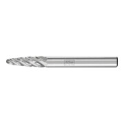 PFERD TOOLS Hartmetall Hochleistungsfrässtift STEEL Rundbogen RBF Ø 06x18 mm Schaft-Ø 6 mm für Stahl