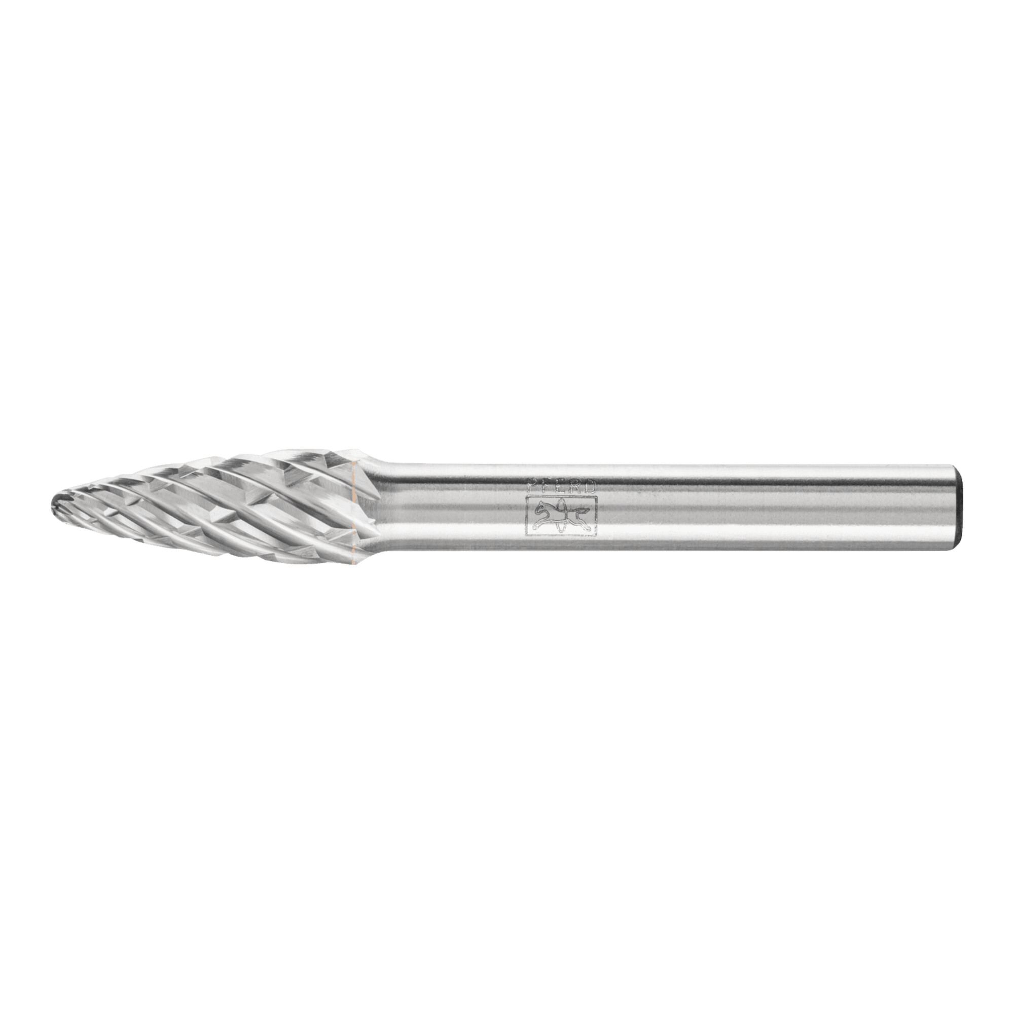 PFERD TOOLS Hartmetall Hochleistungsfrässtift STEEL Rundbogen RBF Ø 08x20mm Schaft-Ø 6 mm für Stahl