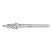 PFERD TOOLS Hartmetall Hochleistungsfrässtift STEEL Rundbogen RBF Ø 08x20mm Schaft-Ø 6 mm für Stahl