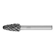 PFERD TOOLS Hartmetall Hochleistungsfrässtift STEEL Rundbogen RBF Ø 10x20mm Schaft-Ø 6 mm HICOAT für Stahl