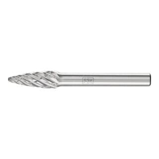 PFERD TOOLS Hartmetall Hochleistungsfrässtift STEEL Rundbogen RBF Ø 08x20mm Schaft-Ø 6 mm für Stahl