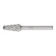 PFERD TOOLS Hartmetall Hochleistungsfrässtift STEEL Rundkegel KEL Ø 10x20mm Schaft-Ø 6 mm für Stahl-1