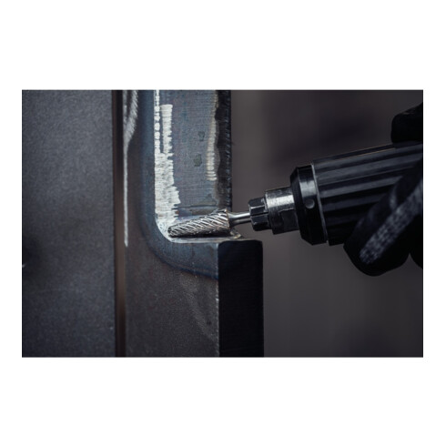 PFERD TOOLS Hartmetall Hochleistungsfrässtift STEEL Rundkegel KEL Ø 10x20mm Schaft-Ø 6 mm für Stahl