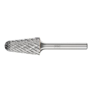 PFERD TOOLS Hartmetall Hochleistungsfrässtift STEEL Rundkegel KEL Ø 16x30mm Schaft-Ø 6 mm für Stahl