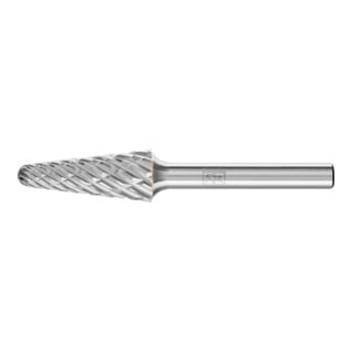 PFERD TOOLS Hartmetall Hochleistungsfrässtift STEEL Rundkegel KEL Ø 12x30mm Schaft-Ø 6 mm für Stahl