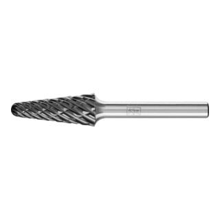 PFERD TOOLS Hartmetall Hochleistungsfrässtift STEEL Rundkegel KEL Ø 12x30mm Schaft-Ø 6 mm HICOAT für Stahl