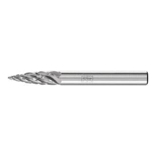 PFERD TOOLS Hartmetall Hochleistungsfrässtift STEEL Spitzbogen SPG Ø 06x18 mm Schaft-Ø 6 mm für Stahl