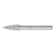 PFERD TOOLS Hartmetall Hochleistungsfrässtift STEEL Spitzbogen SPG Ø 08x20mm Schaft-Ø 6 mm für Stahl