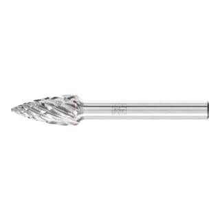 PFERD TOOLS Hartmetall Hochleistungsfrässtift STEEL Spitzbogen SPG Ø 10x20mm Schaft-Ø 6 mm für Stahl