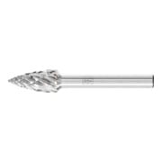 PFERD TOOLS Hartmetall Hochleistungsfrässtift STEEL Spitzbogen SPG Ø 10x20mm Schaft-Ø 6 mm für Stahl
