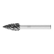 PFERD TOOLS Hartmetall Hochleistungsfrässtift STEEL Spitzbogen SPG Ø 10x20mm Schaft-Ø 6 mm HICOAT Stahl