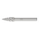 PFERD TOOLS Hartmetall Hochleistungsfrässtift STEEL Spitzbogen SPG Ø 08x20mm Schaft-Ø 6 mm für Stahl