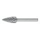 PFERD TOOLS Hartmetall Hochleistungsfrässtift STEEL Spitzbogen SPG Ø 10x20mm Schaft-Ø 6 mm für Stahl