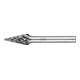 PFERD TOOLS Hartmetall Hochleistungsfrässtift STEEL Spitzkegel SKM Ø 10x20mm Schaft-Ø 6 mm HICOAT Stahl-1
