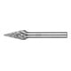 PFERD TOOLS Hartmetall Hochleistungsfrässtift STEEL Spitzkegel SKM Ø 10x20mm Schaft-Ø 6 mm für Stahl