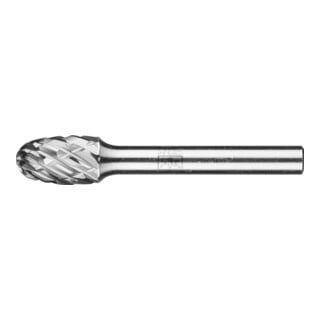 PFERD TOOLS Hartmetall Hochleistungsfrässtift STEEL Tropfen TRE Ø 10x16 mm Schaft-Ø 6 mm für Stahl