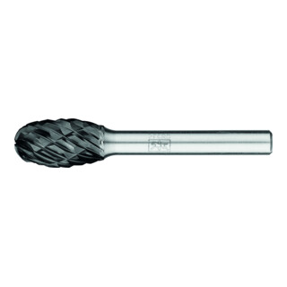 PFERD TOOLS Hartmetall Hochleistungsfrässtift STEEL Tropfen TRE Ø 12x20mm Schaft-Ø 6 mm HICOAT für Stahl
