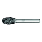 PFERD TOOLS Hartmetall Hochleistungsfrässtift STEEL Tropfen TRE Ø 12x20mm Schaft-Ø 6 mm HICOAT für Stahl