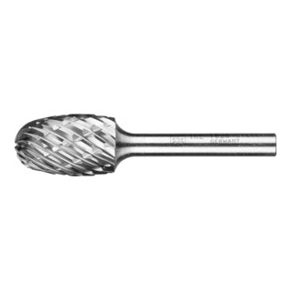 PFERD TOOLS Hartmetall Hochleistungsfrässtift STEEL Tropfen TRE Ø 16x25 mm Schaft-Ø 6 mm für Stahl