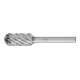 PFERD TOOLS Hartmetall Hochleistungsfrässtift STEEL Walzenrund WRC Ø 12x25 mm Schaft-Ø 6 mm für Stahl-1