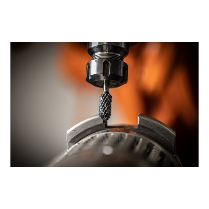 PFERD TOOLS Hartmetall Hochleistungsfrässtift STEEL Walzenrund WRC Ø 10x20mm Schaft-Ø 6 mm HICOAT Stahl