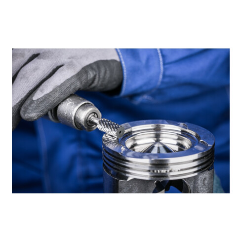 PFERD TOOLS Hartmetall Hochleistungsfrässtift STEEL Zylinder ZYA Ø 10x20mm Schaft-Ø 6 mm für Stahl