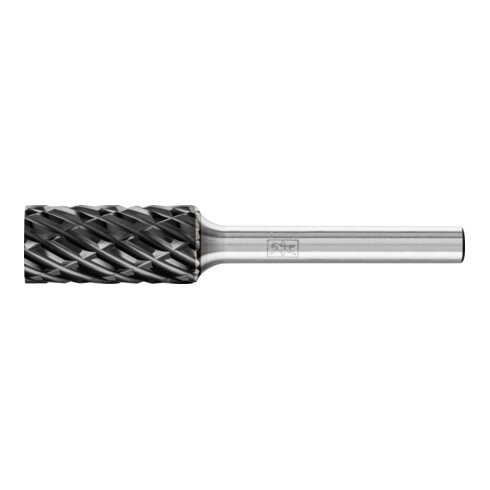 PFERD TOOLS Hartmetall Hochleistungsfrässtift STEEL Zylinder ZYA Ø 12x25 mm Schaft-Ø 6 mm HICOAT für Stahl