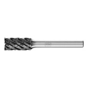 PFERD TOOLS Hartmetall Hochleistungsfrässtift STEEL Zylinder ZYAS stirn Ø 10x20mm Schaft-Ø 6mm HICOAT Stahl